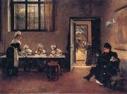 George Adolphus Storey Orphans USA oil painting artist
